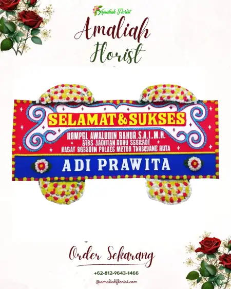 Papan Bunga Ucapan Selamat Kedungwaras